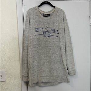 Tri Delta Gray Crewneck Sweatshirt
